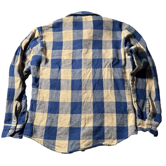 Vintage Big Mac Flannel Shirt 70s 100% Cotton Plaid JCPenney Western Grunge USA - Picture 5 of 8